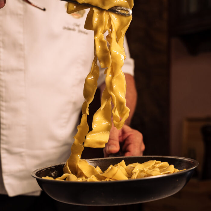 Pasta gourmet con tartufo nero